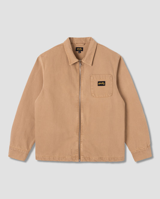 Zip Shirt (Apple Cinnamon Twill)