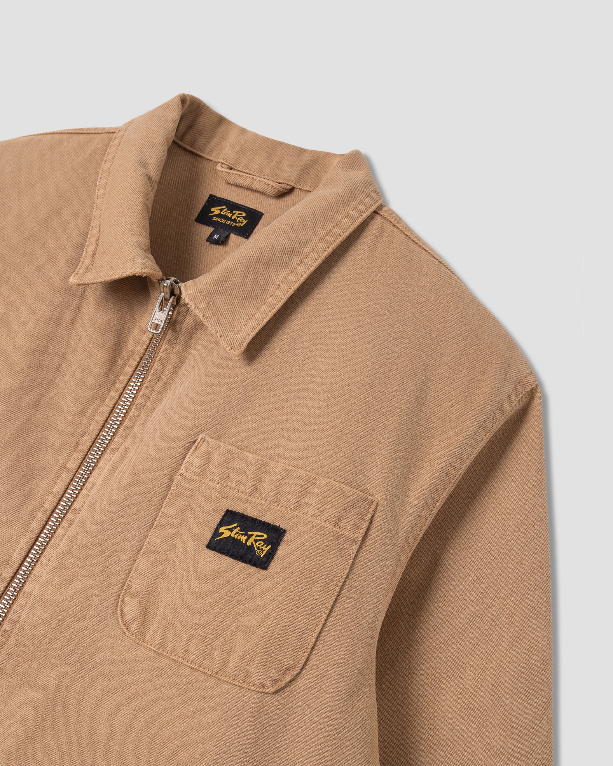 Zip Shirt (Apple Cinnamon Twill)