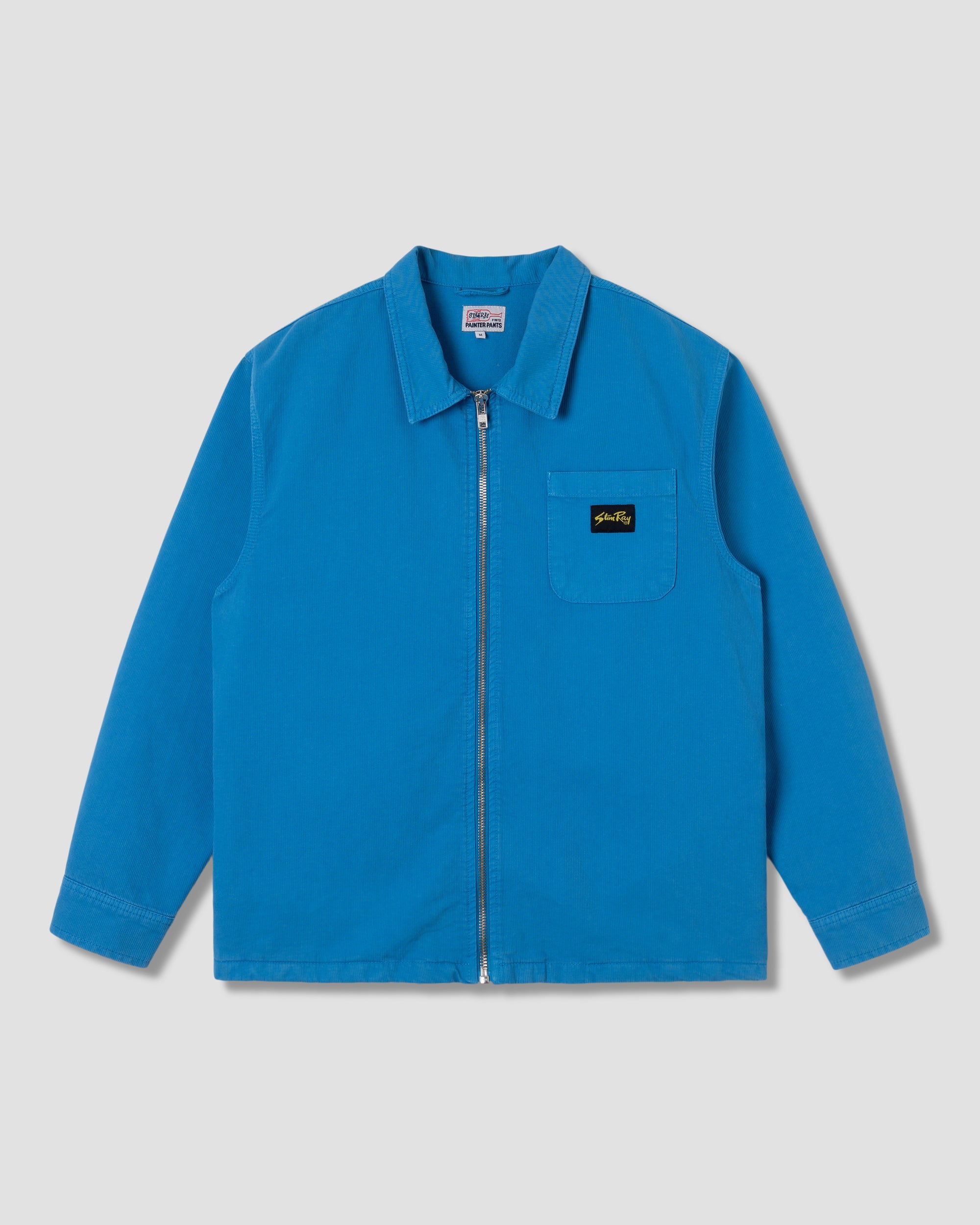 Zip Shirt (Imperial Blue Bedford Cord)