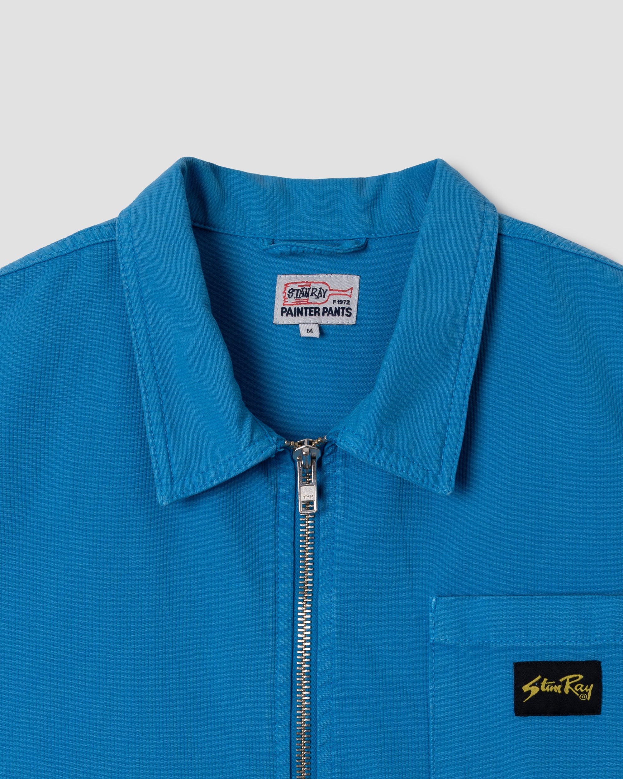 Zip Shirt (Imperial Blue Bedford Cord)