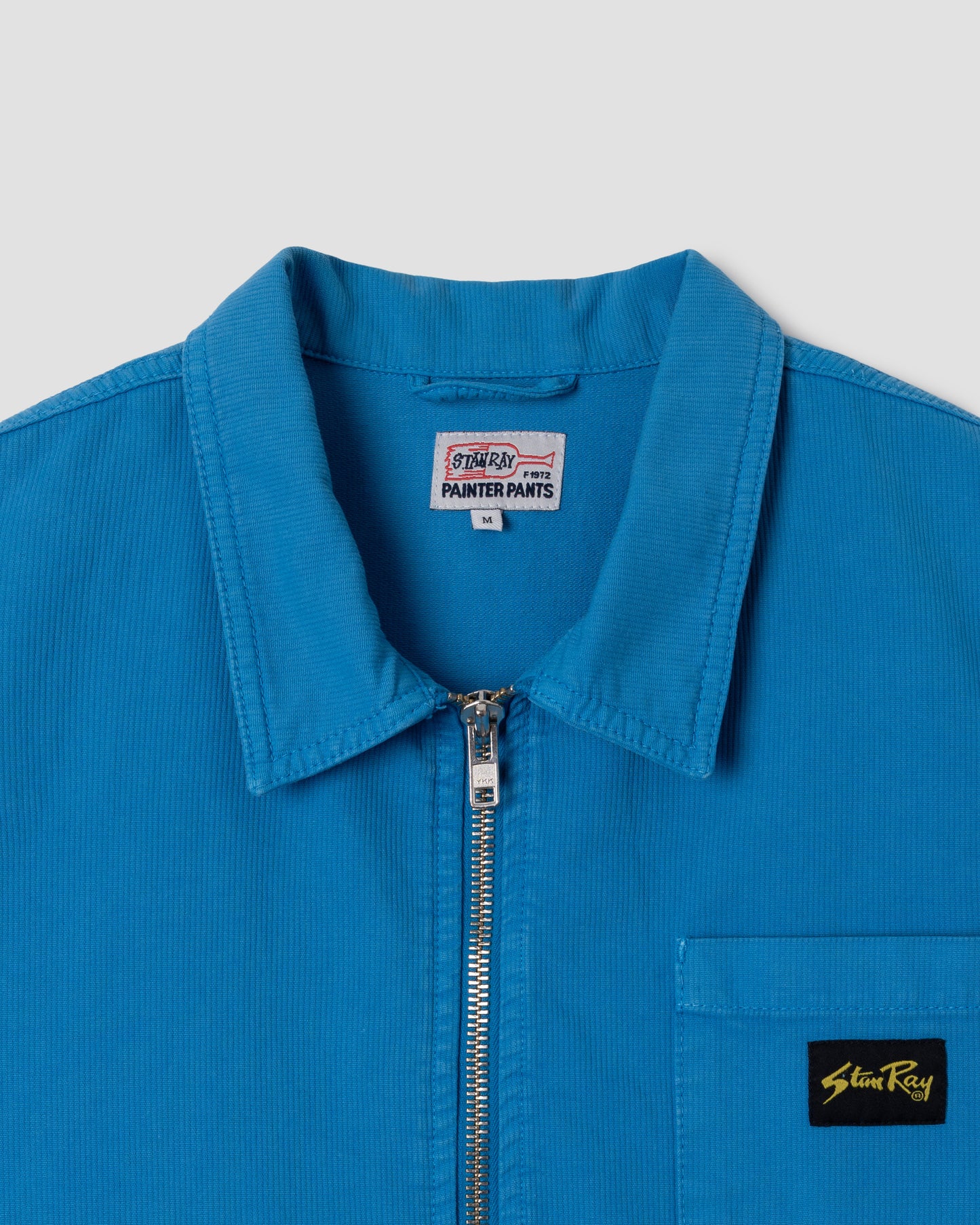 Zip Shirt (Imperial Blue Bedford Cord)
