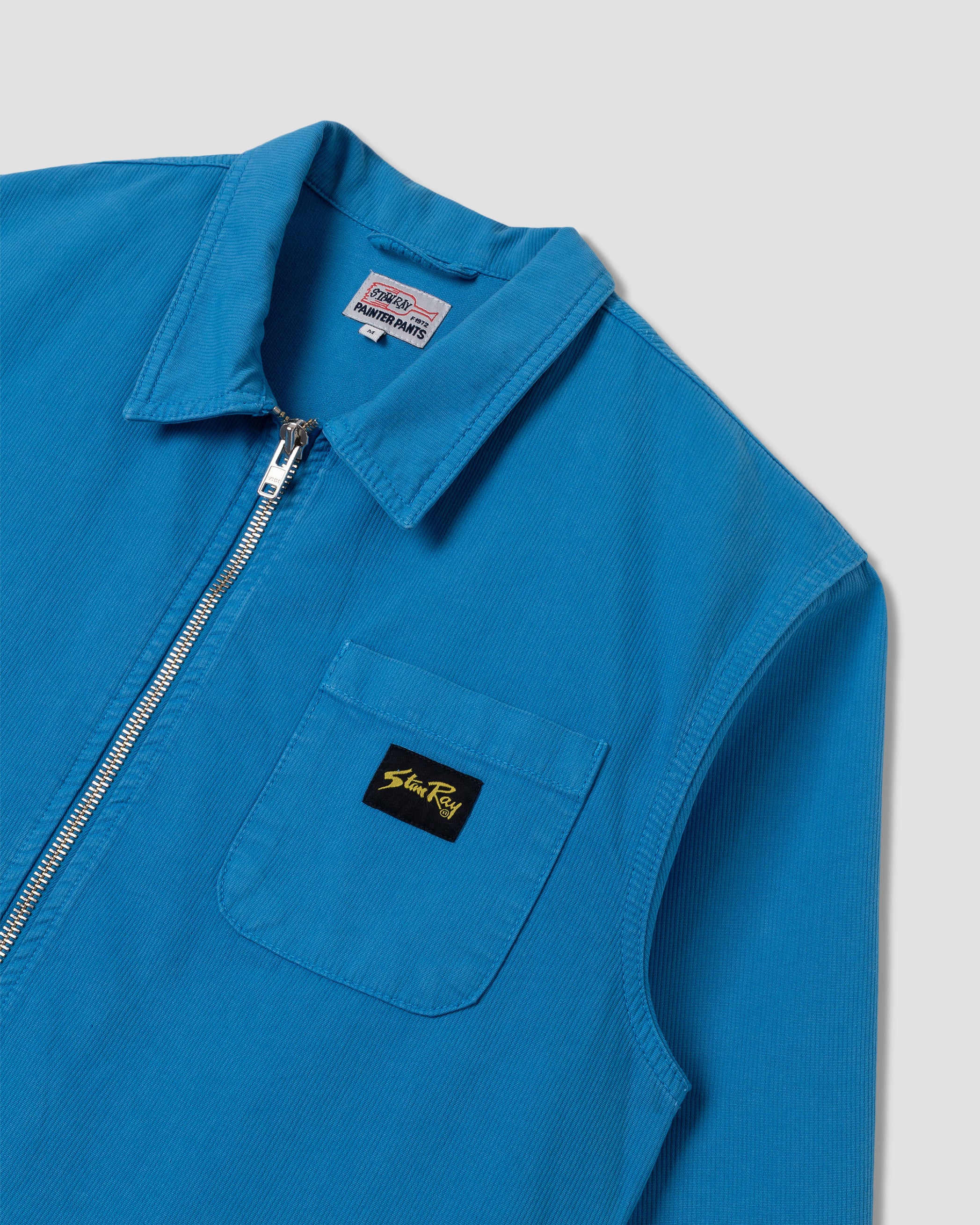 Zip Shirt (Imperial Blue Bedford Cord)