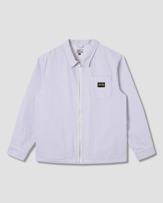 Zip Shirt (Cosmic Purple Hickory)
