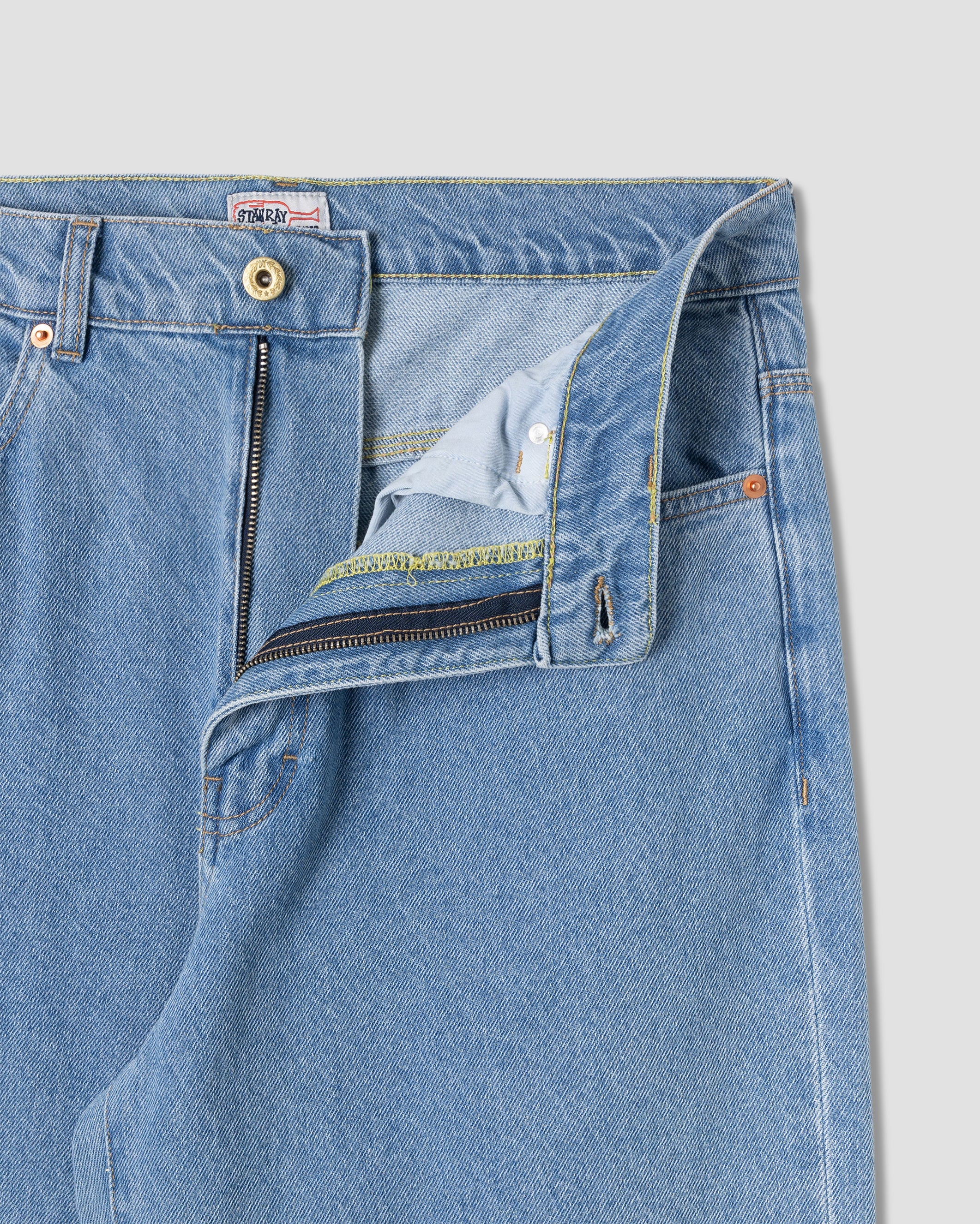 Wide 5 (Mid Stone Denim)