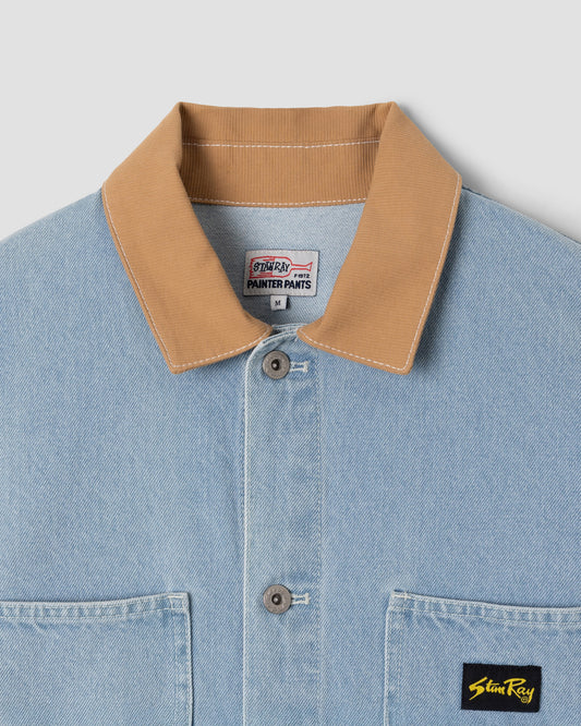 Coverall Jacket (Ice Stone Denim)