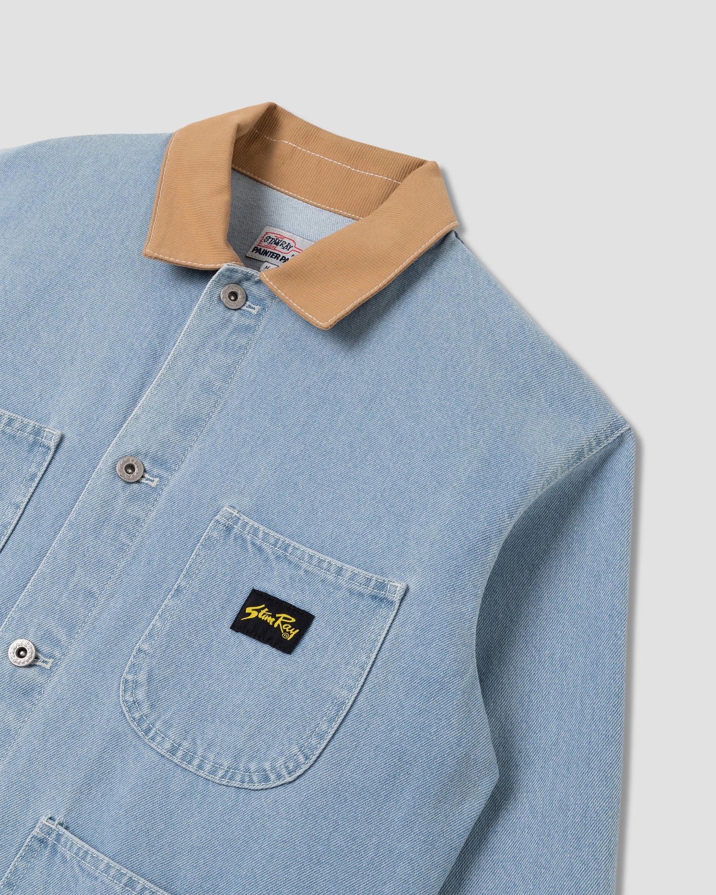 Coverall Jacket (Ice Stone Denim)