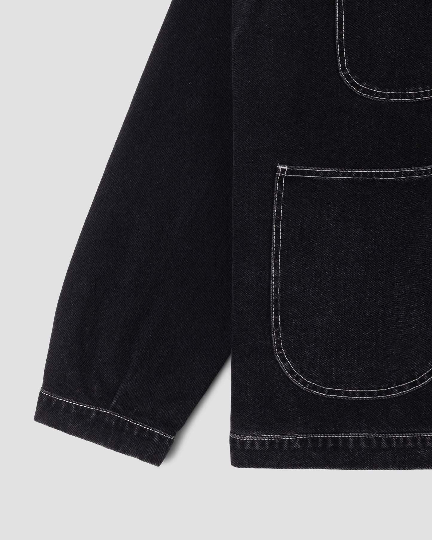 Coverall Jacket (Washed Black Denim)