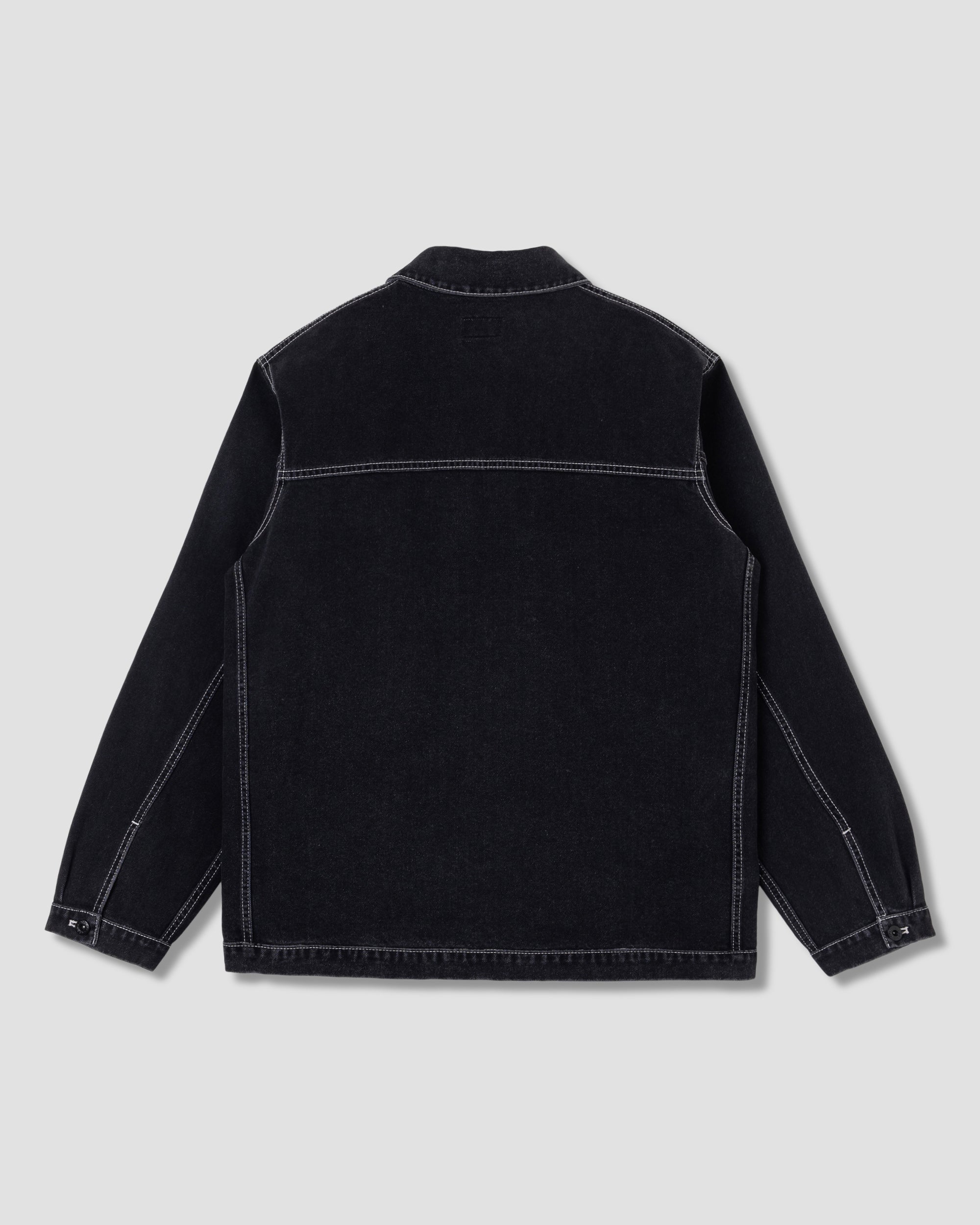 Coverall Jacket (Washed Black Denim)