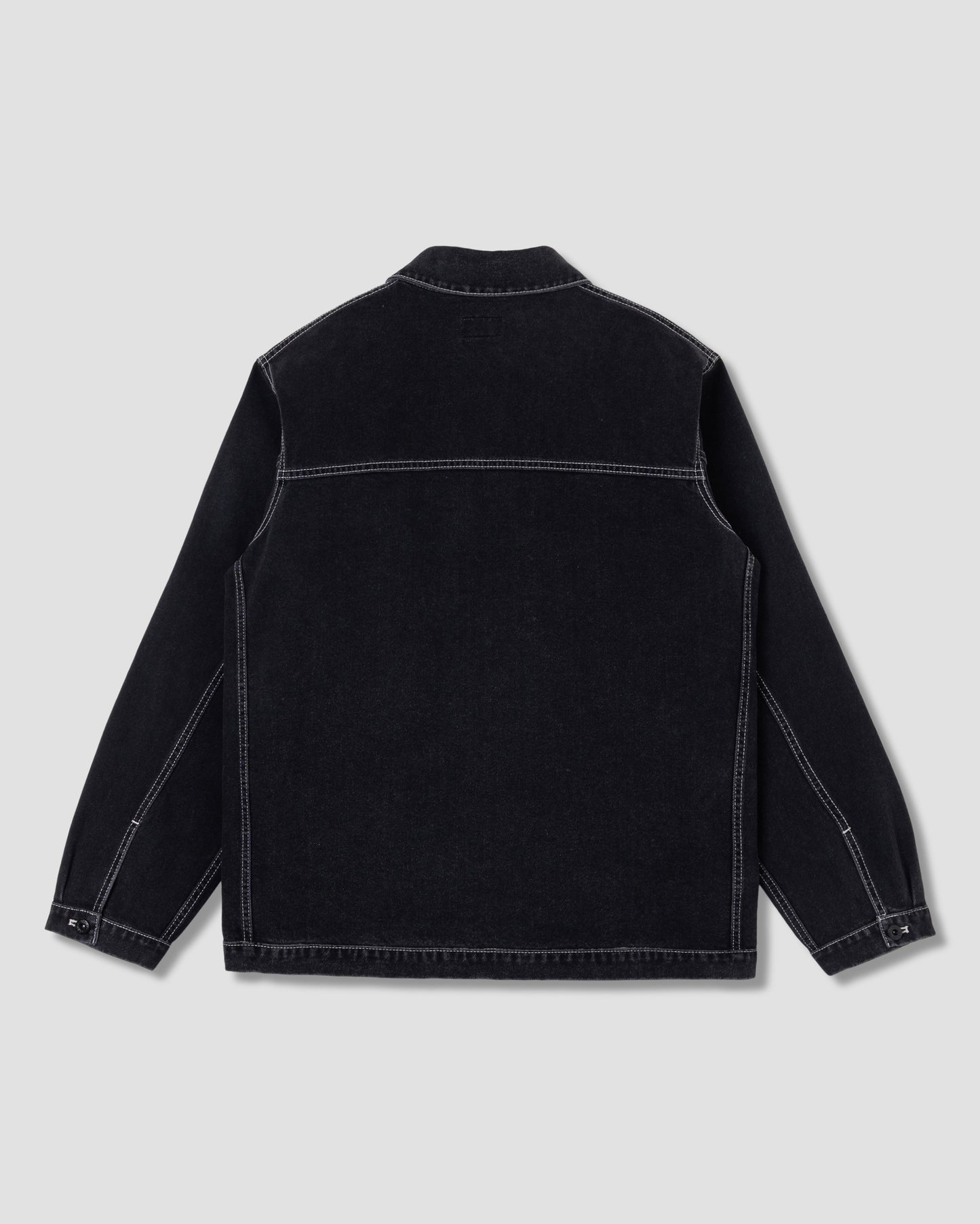 Coverall Jacket (Washed Black Denim)