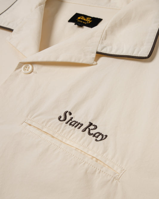 Bowling Shirt (Natural / Matt Black)