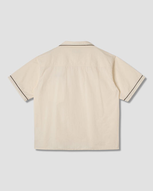 Bowling Shirt (Natural / Matt Black)