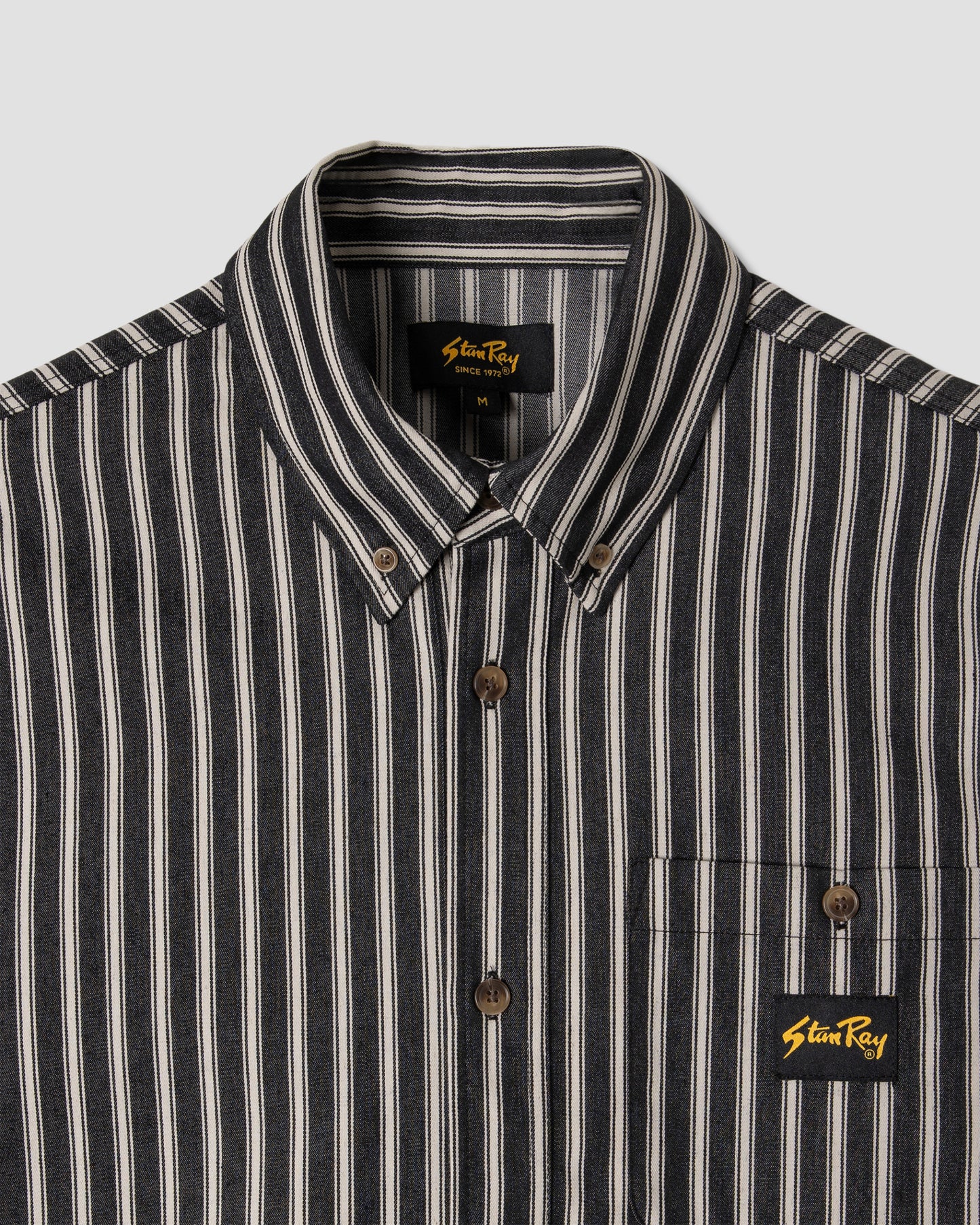 Flannel Shirt (Charcoal Stripe)