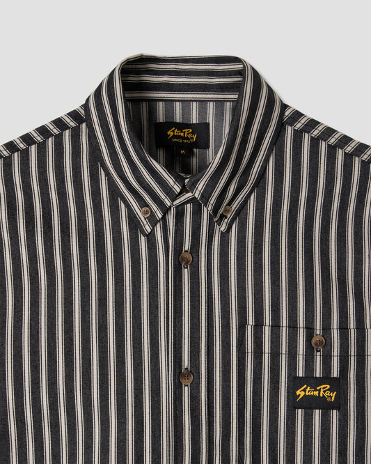 Flannel Shirt (Charcoal Stripe)