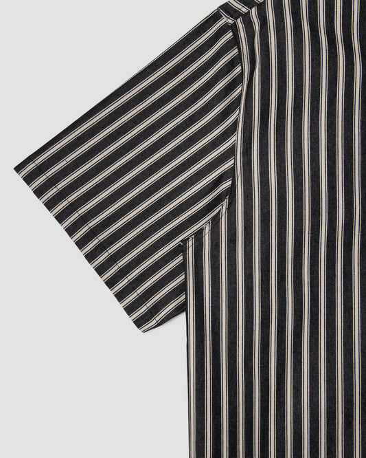 Flannel Shirt (Charcoal Stripe)