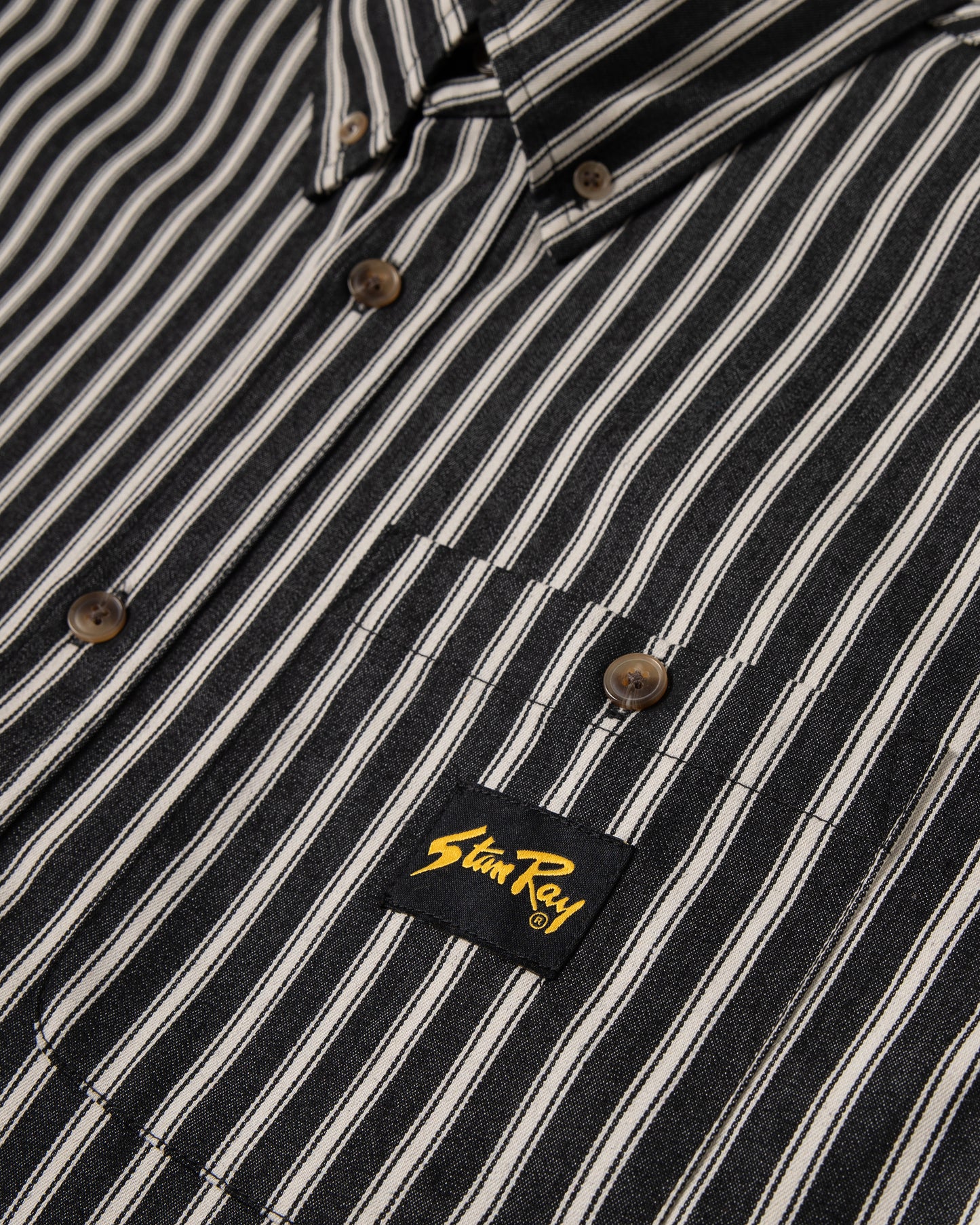 Flannel Shirt (Charcoal Stripe)