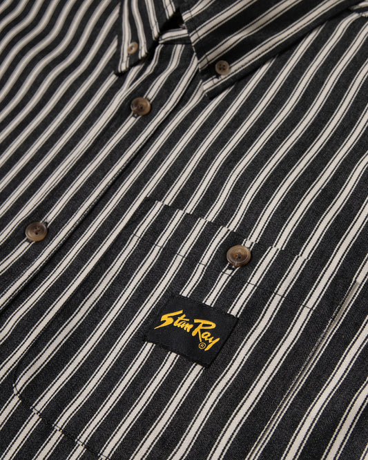 Flannel Shirt (Charcoal Stripe)
