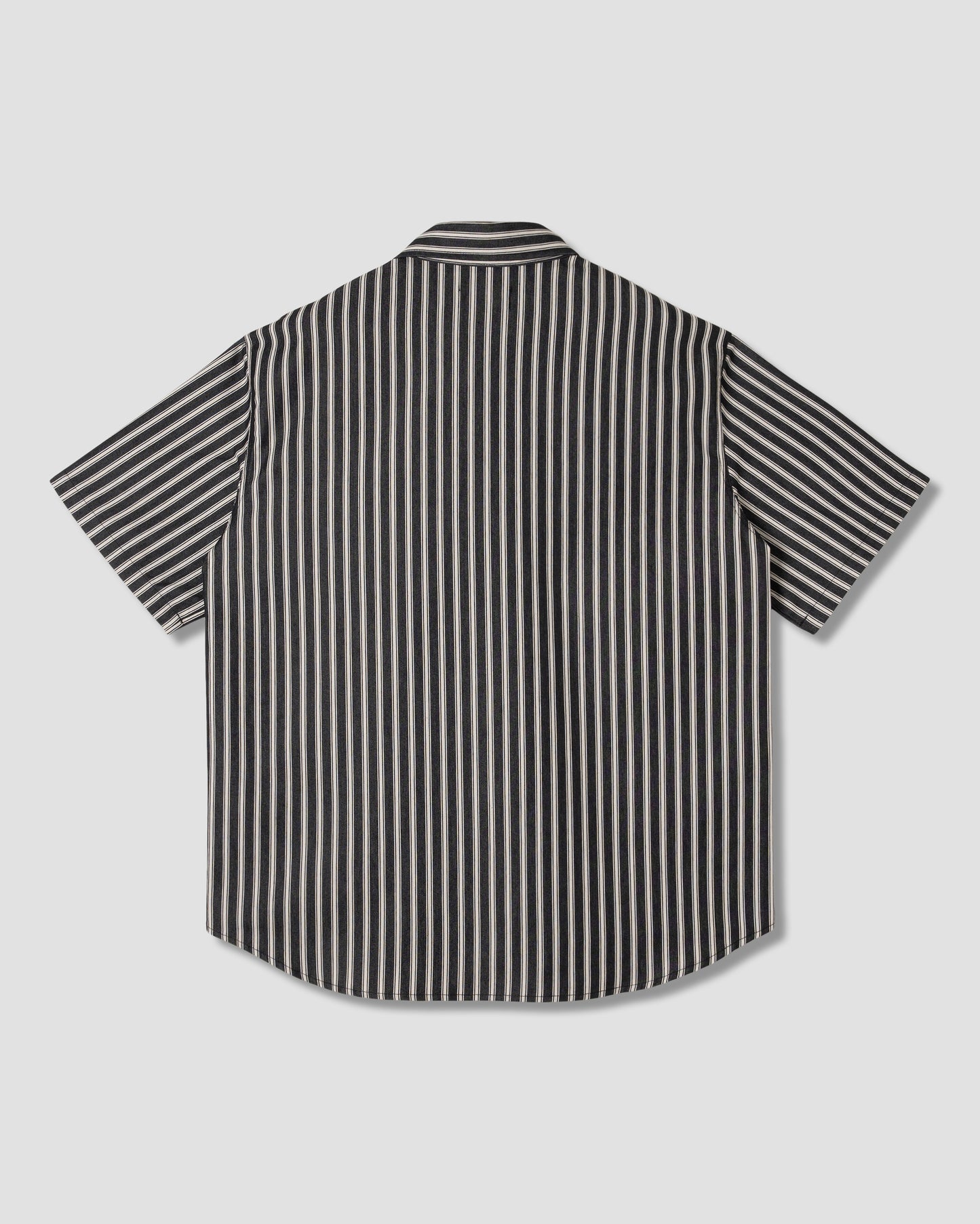 Flannel Shirt (Charcoal Stripe)