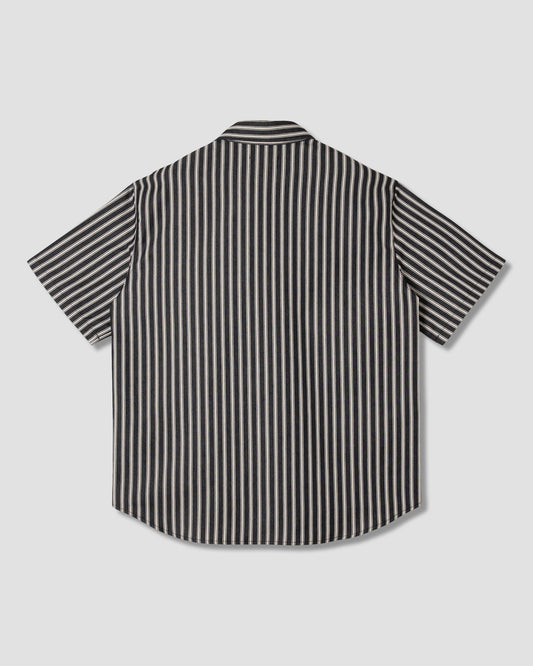 Flannel Shirt (Charcoal Stripe)