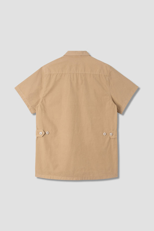 Short Sleeve Tropical Jacket (Khaki Ripstop)