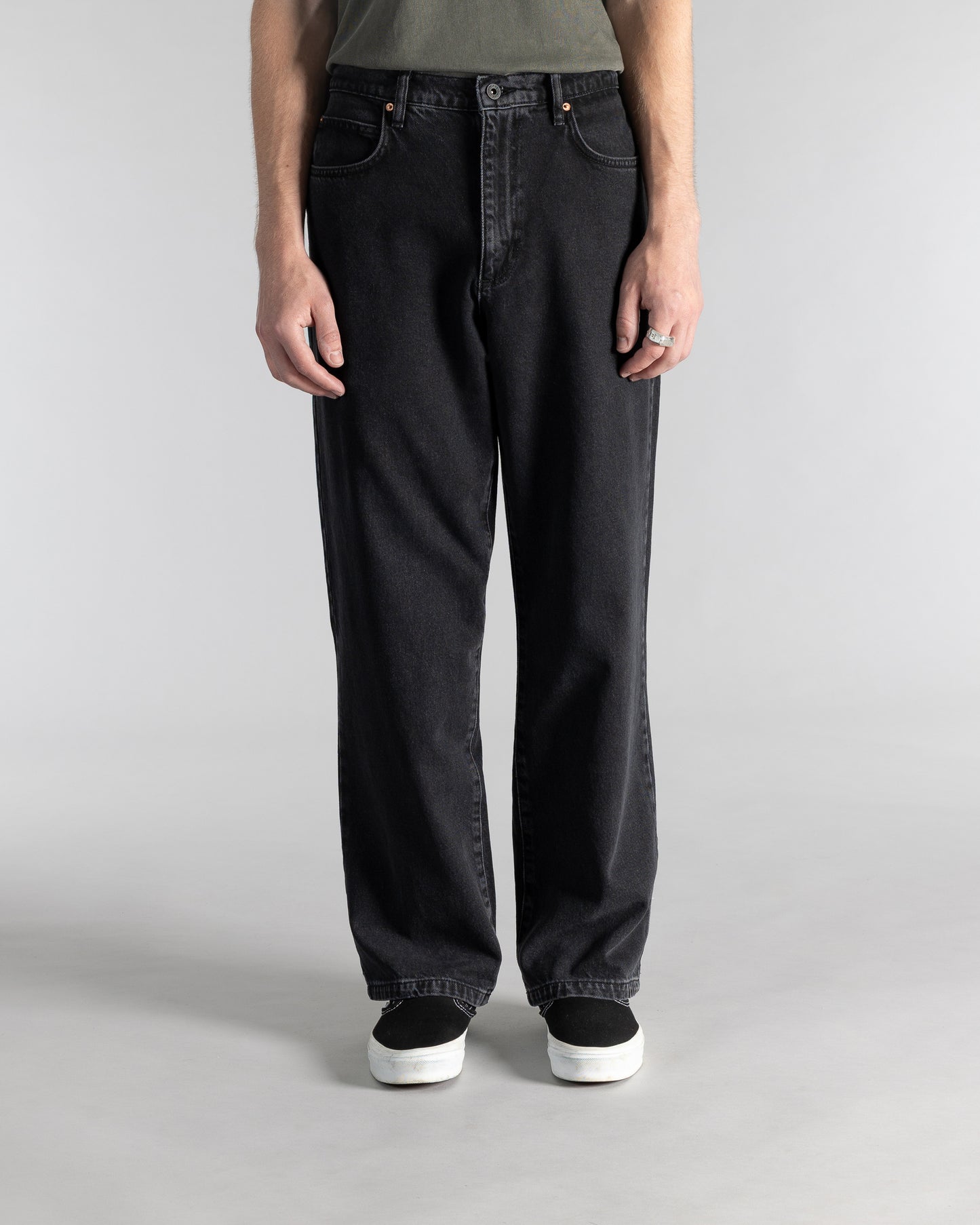 Standard 5 (Stonewashed Black Denim)