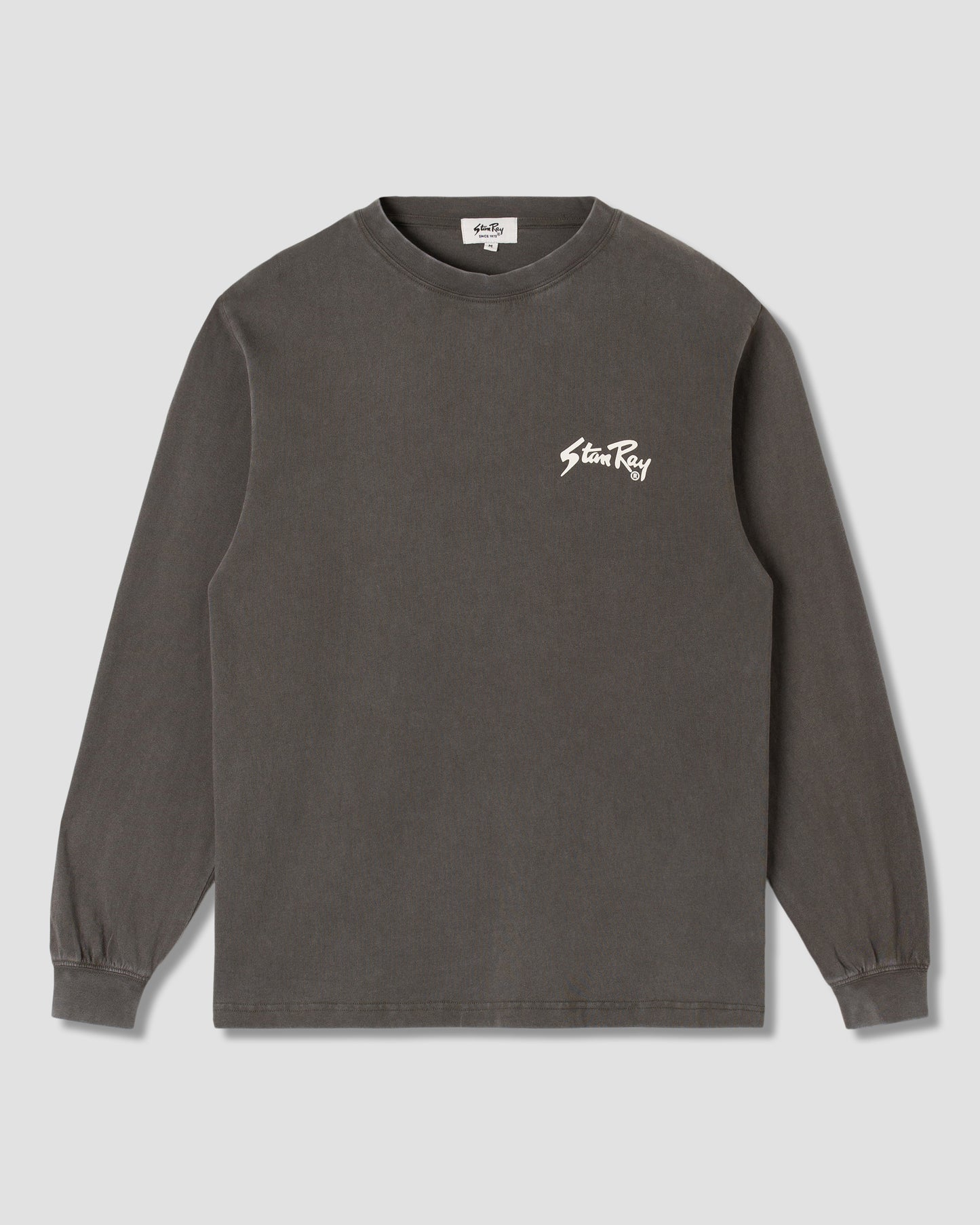 Stan OG Langarm-T-Shirt (verwaschene schwarze Tinte / Peyote)