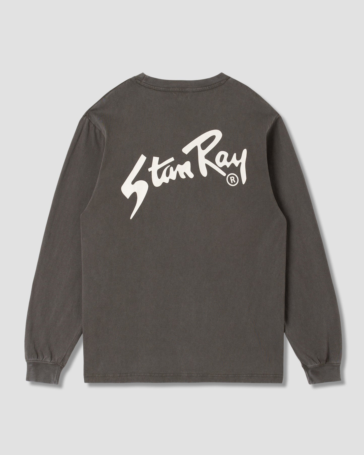Stan OG Langarm-T-Shirt (verwaschene schwarze Tinte / Peyote)