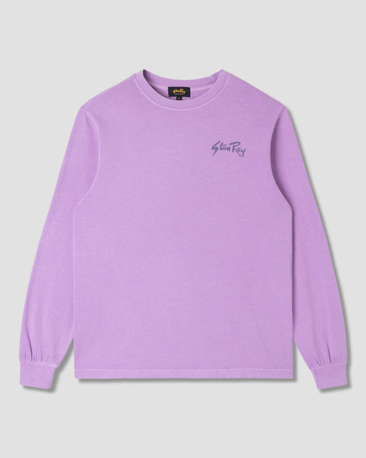 Stan OG Long Sleeve Tee (Washed Lavendar)