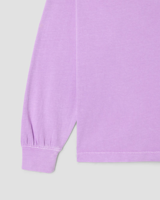 Stan OG Long Sleeve Tee (Washed Lavendar)
