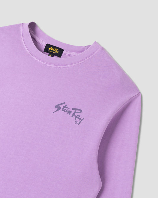 Stan OG Long Sleeve Tee (Washed Lavendar)
