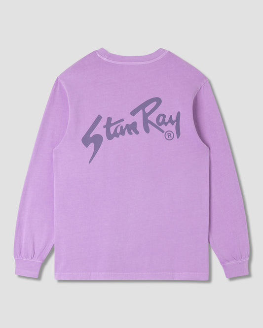 Stan OG Long Sleeve Tee (Washed Lavendar)