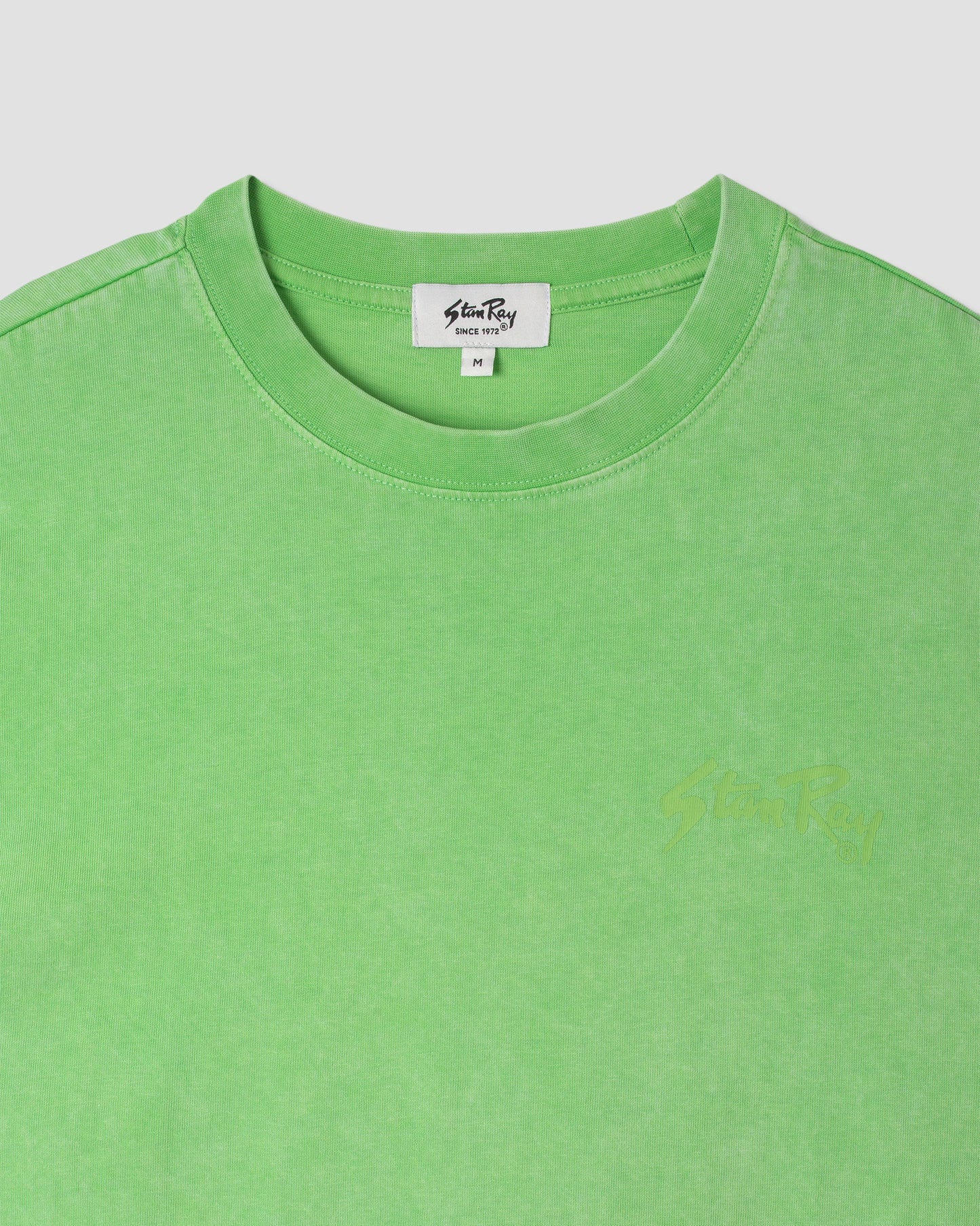 Stan OG T-Shirt (gewaschenes Limettengrün / Ton-in-Ton-Druck)