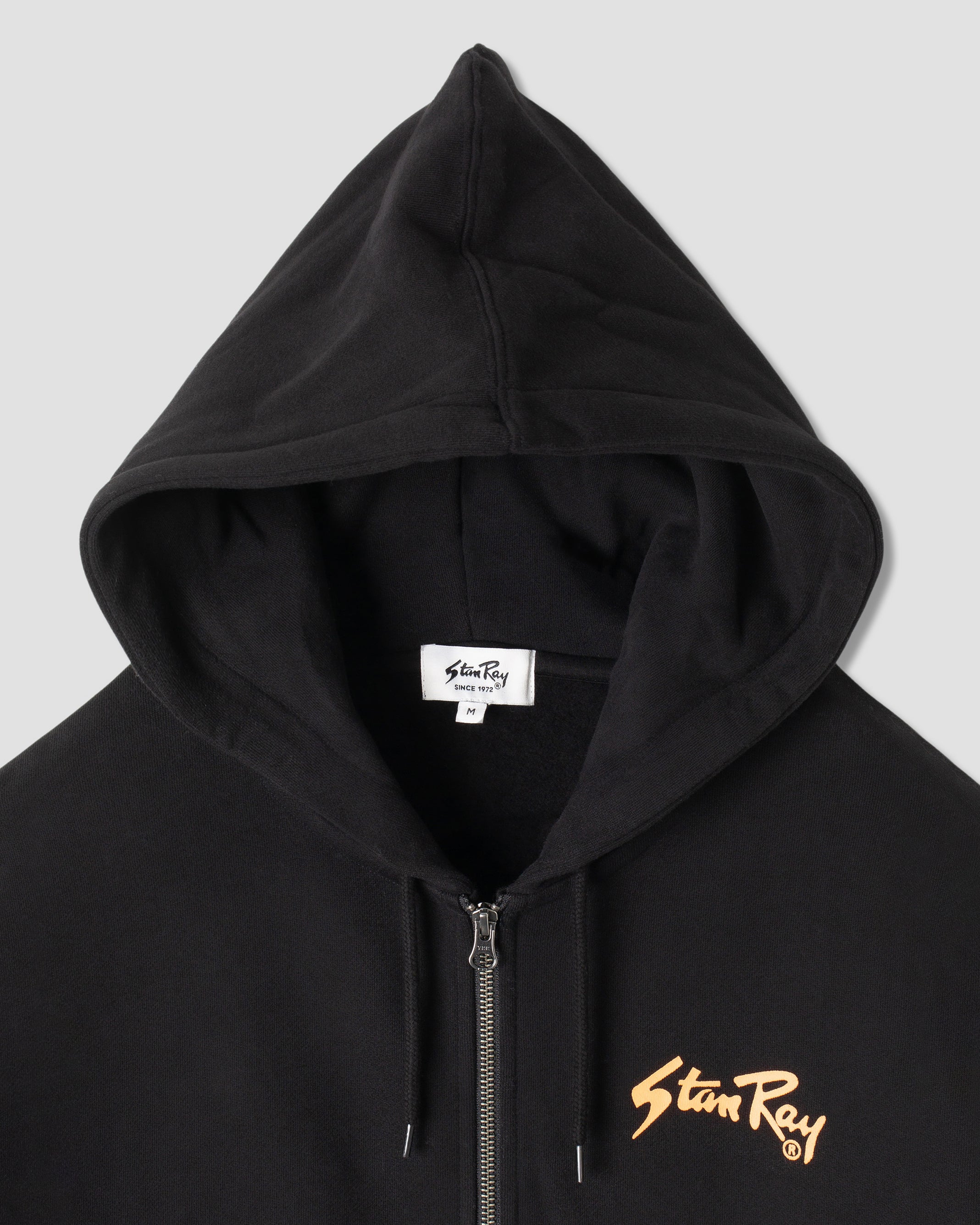 Stan OG Zip Hood (imprimé noir / orange)