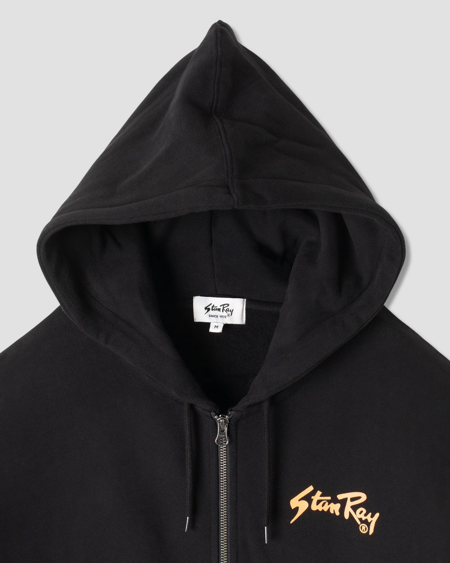 Stan OG Zip Hood (imprimé noir / orange)