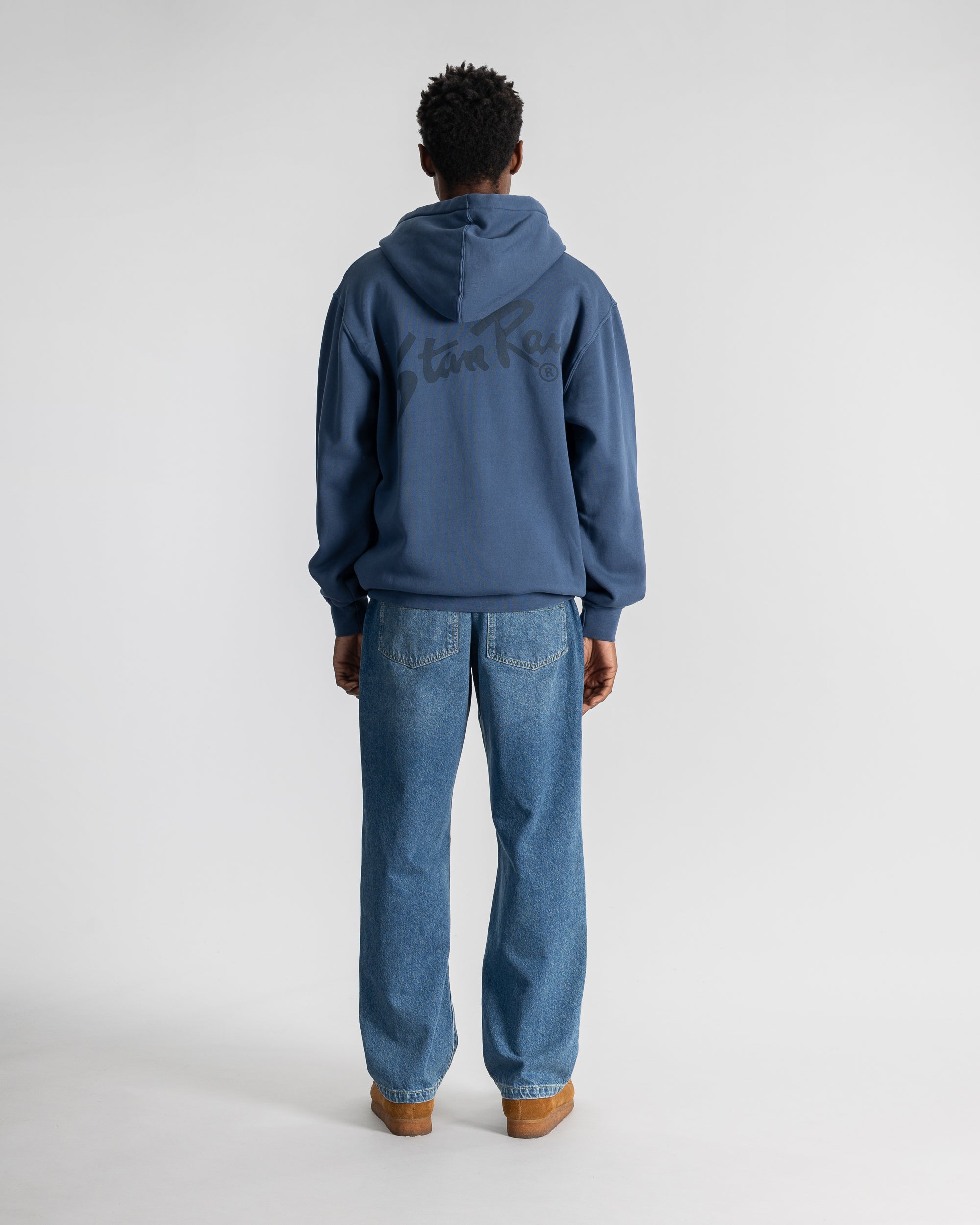 Stan OG Zip Hood (Washed Navy)