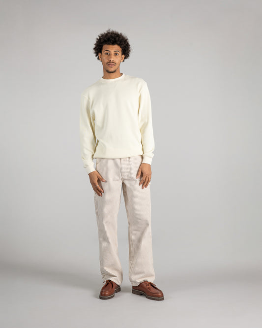 Waffle Long Sleeve Crew (Natural)