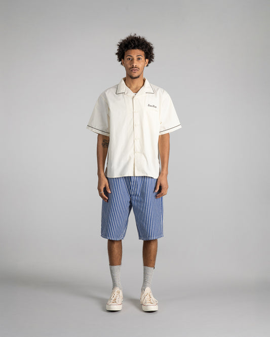 Bowling Shirt (Natural / Matt Black)