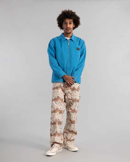 Zip Shirt (Imperial Blue Bedford Cord)