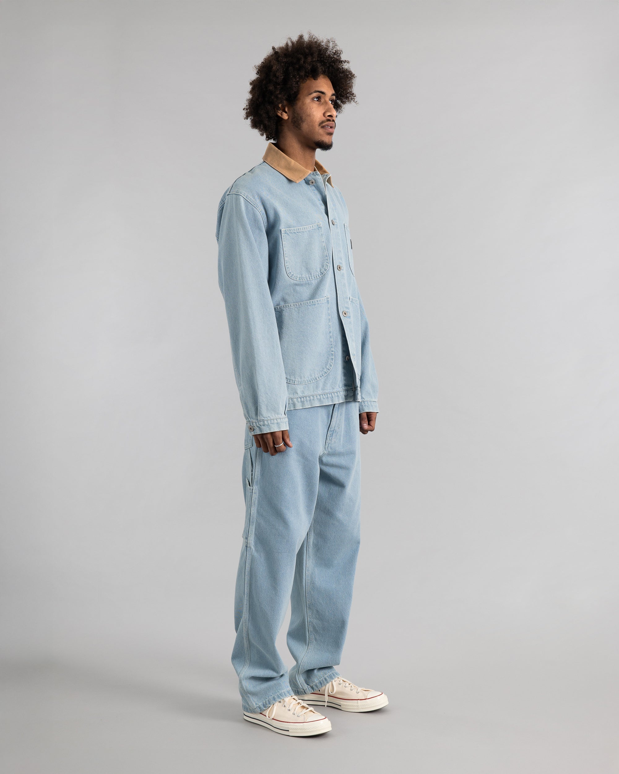 Coverall Jacket (Ice Stone Denim)