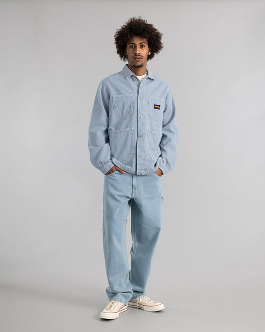 Coverall Jacket Core (Washed Hickory Stripe)