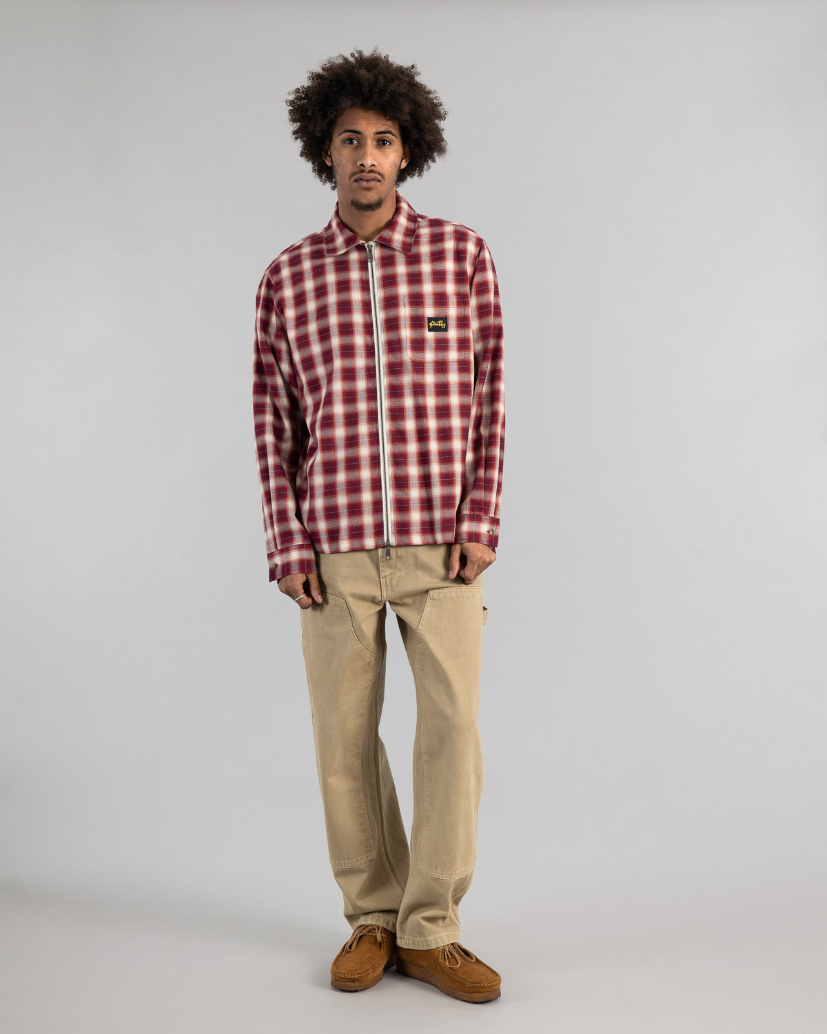 Zip Shirt (Red Check)