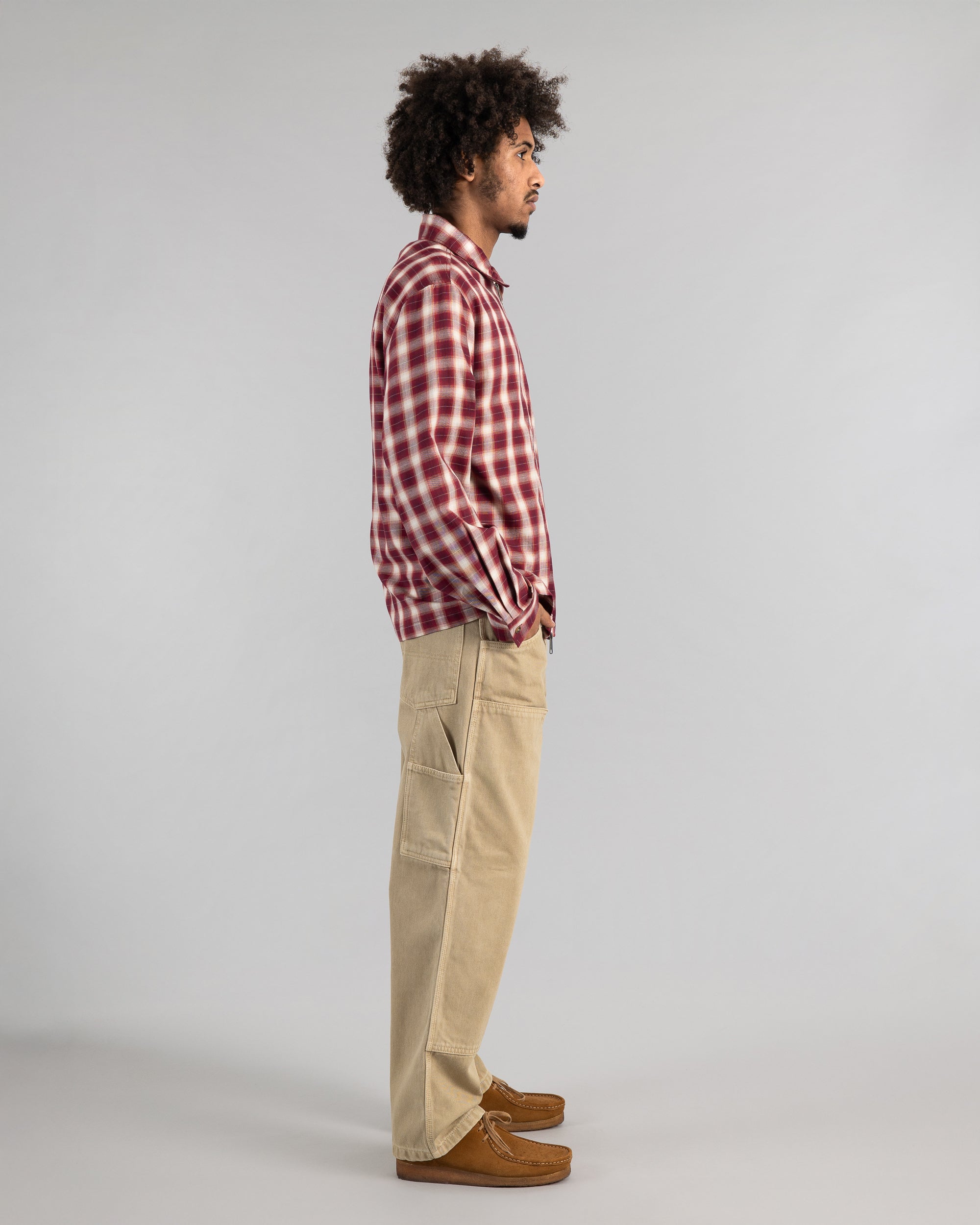 Zip Shirt (Red Check)
