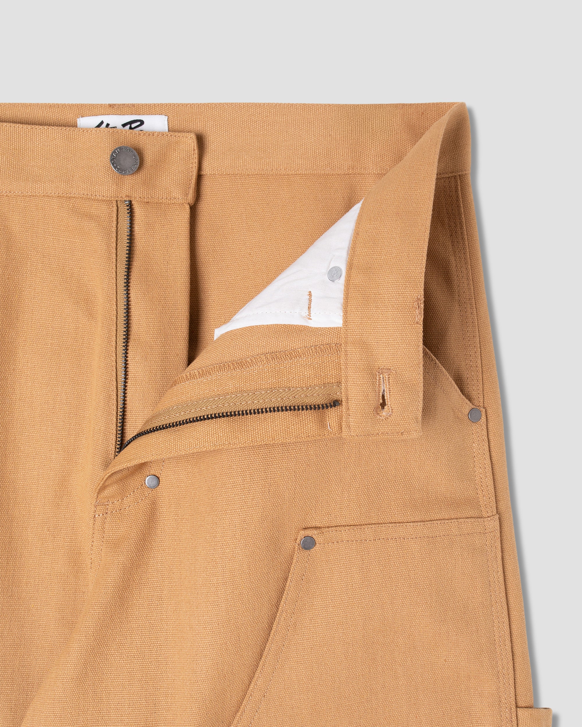 Straight Double Knee Pant (Brown)