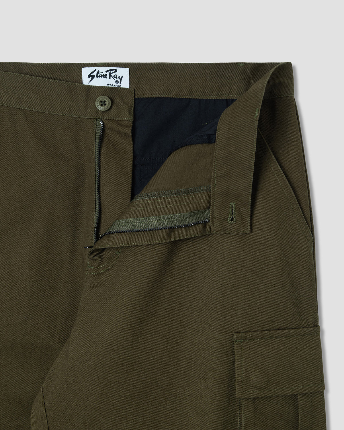 Straight Utility Cargo Pant (Olive)