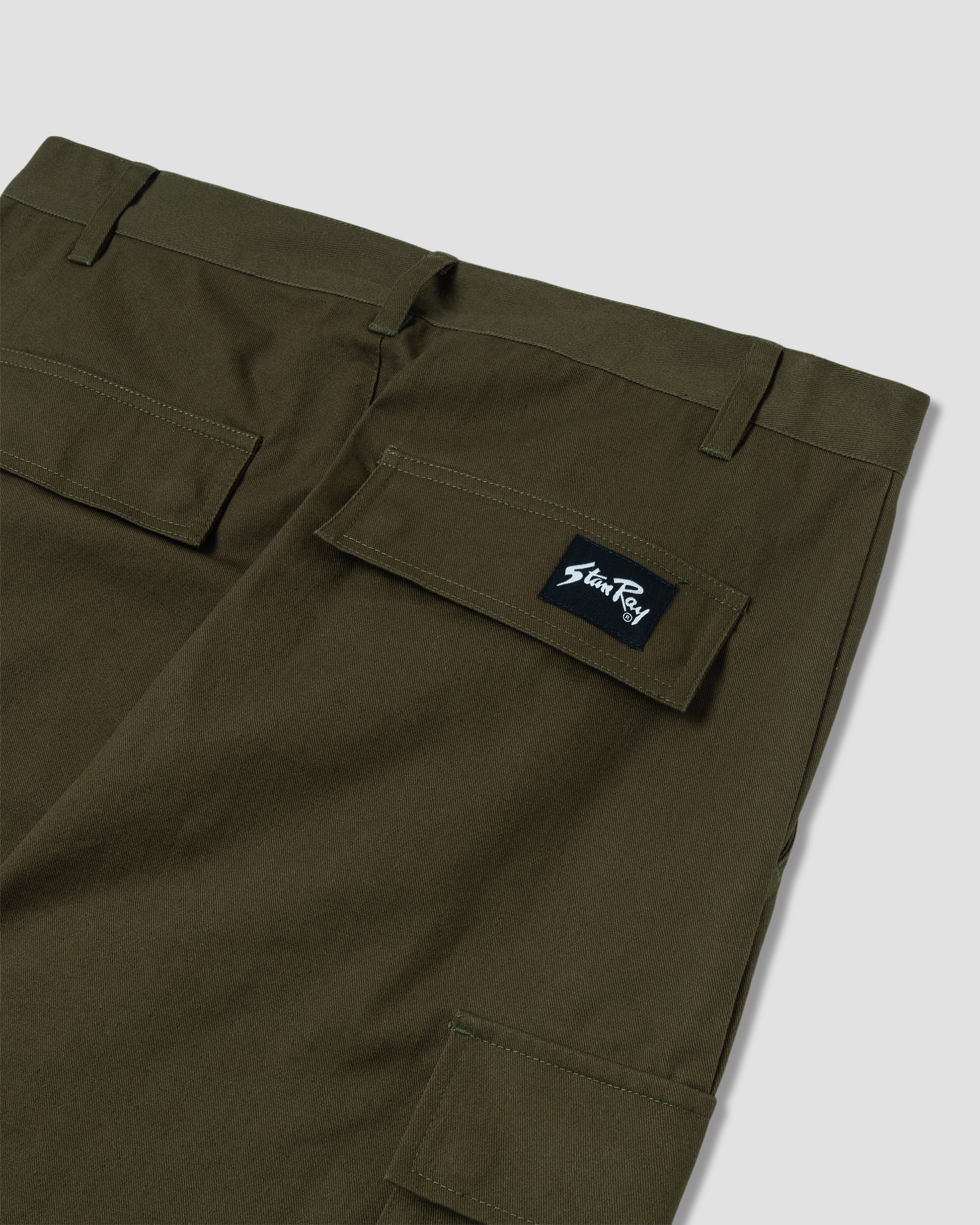 Straight Utility Cargo Pant (Olive)