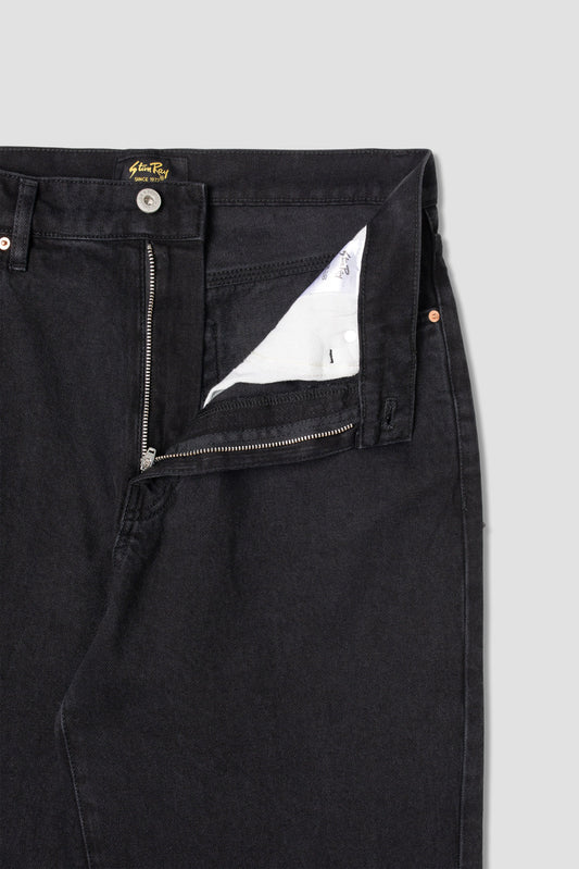 Taper 5 (Black Overdye Denim)