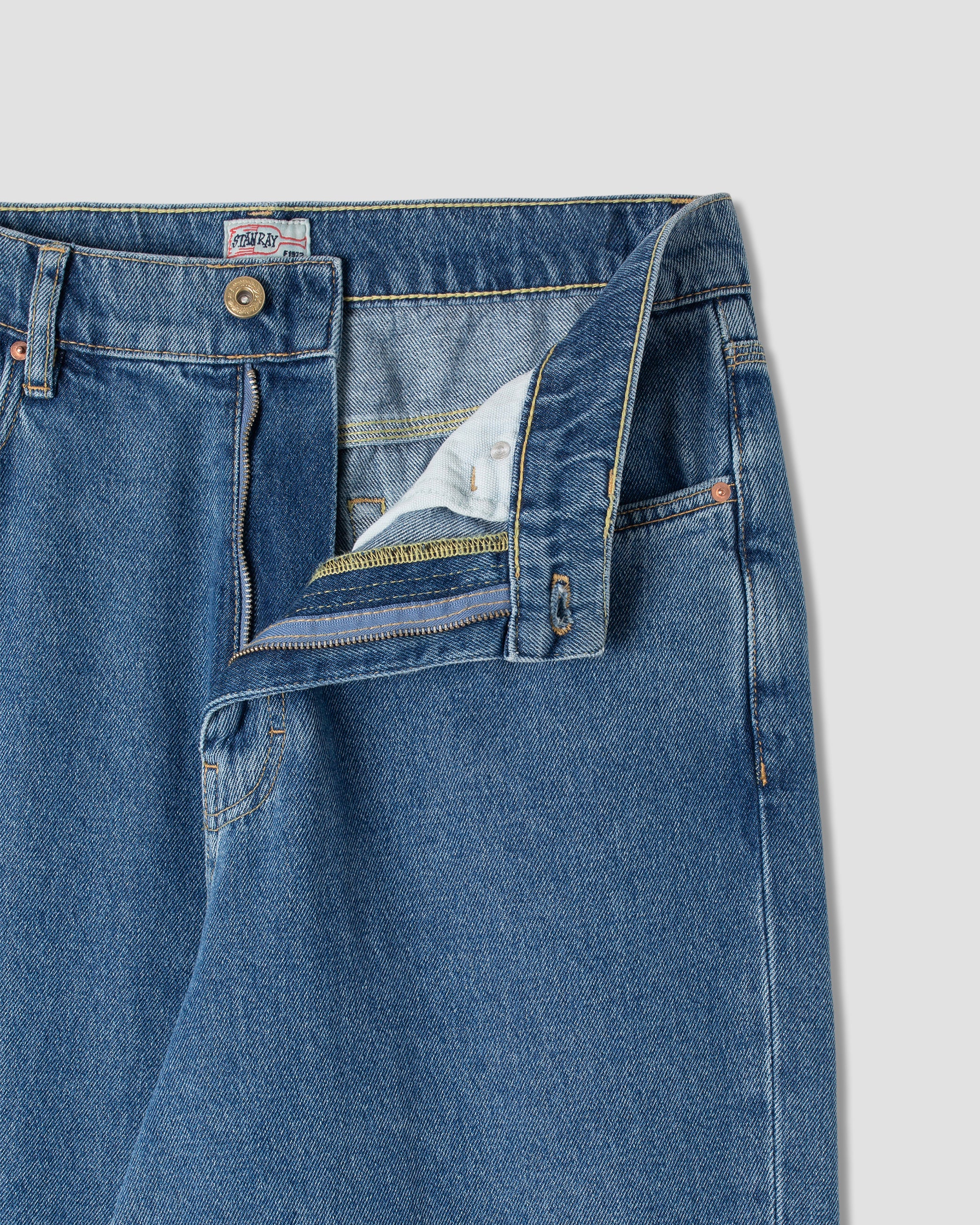 Jean Taper 5 (Denim délavé épais)