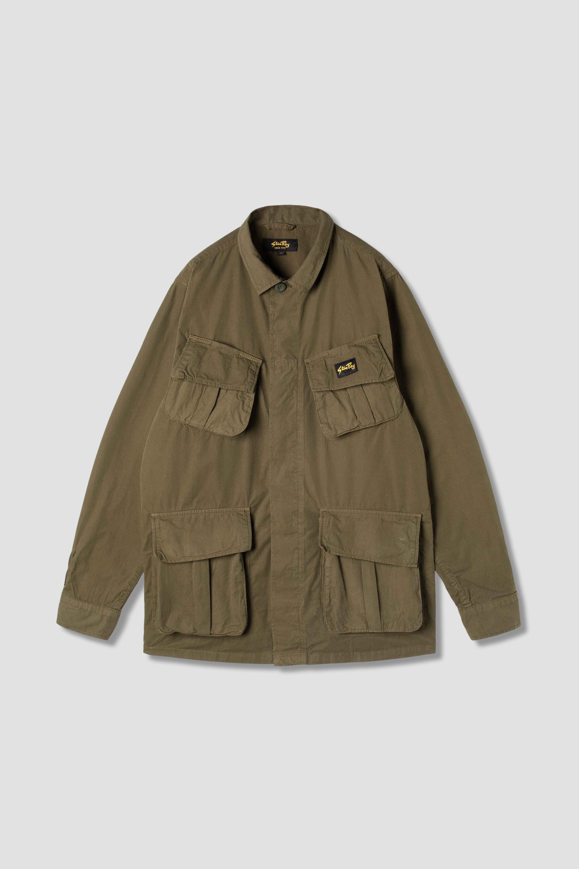 Tropical Jacket (Olive Poplin)