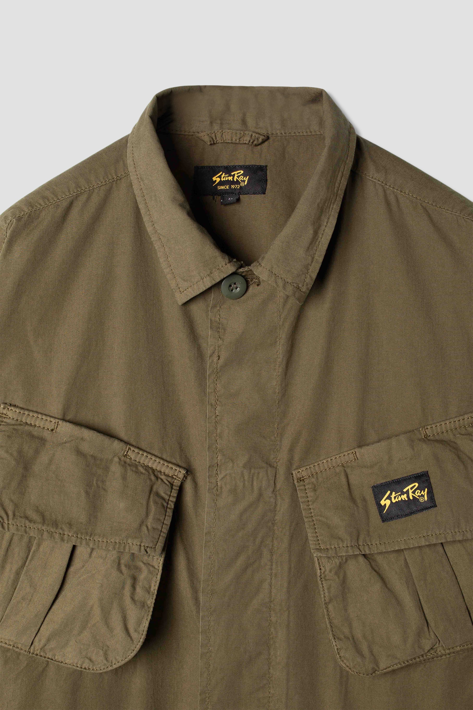 Tropical Jacket (Olive Poplin)