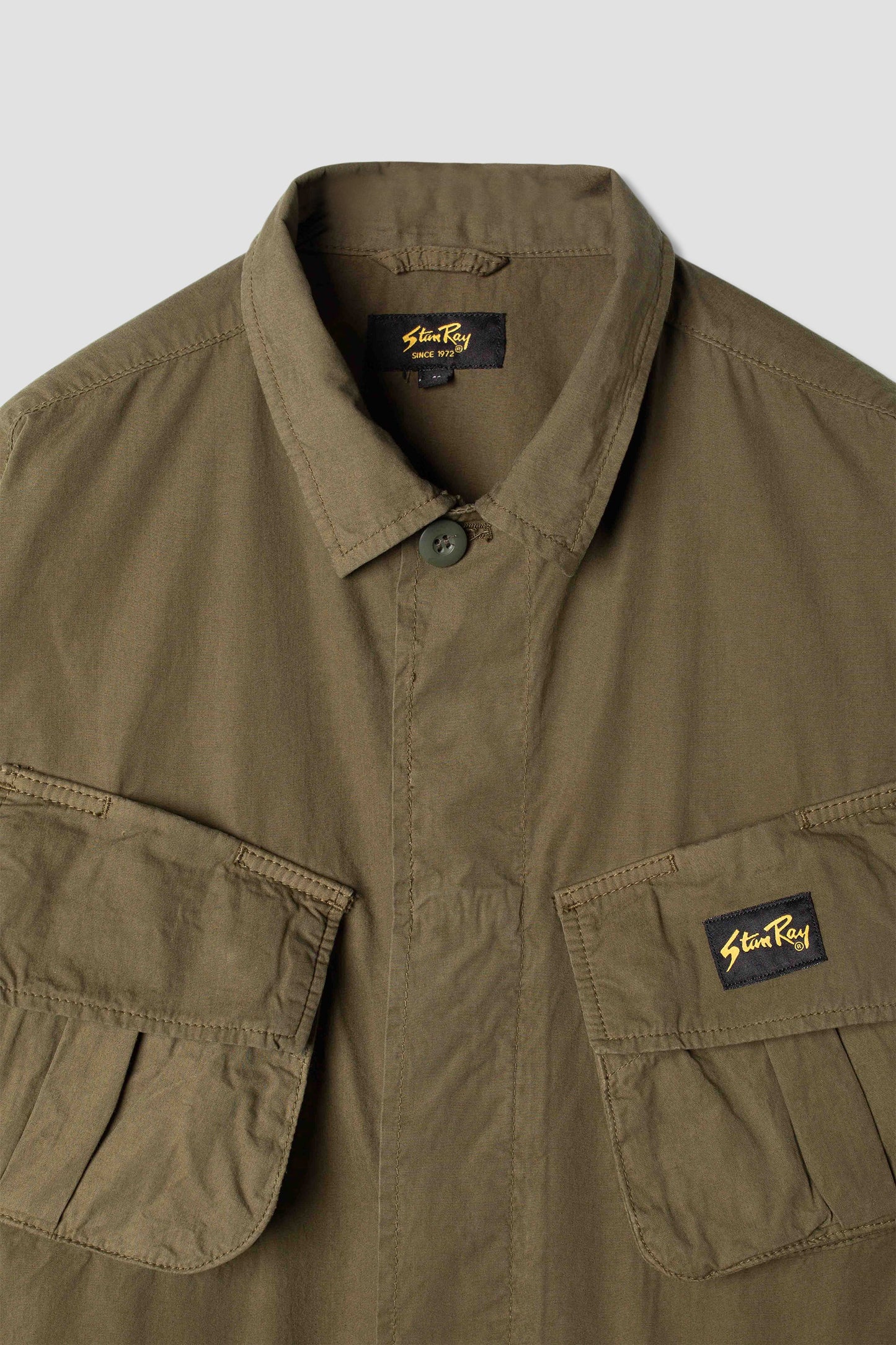 Tropical Jacket (Olive Poplin)