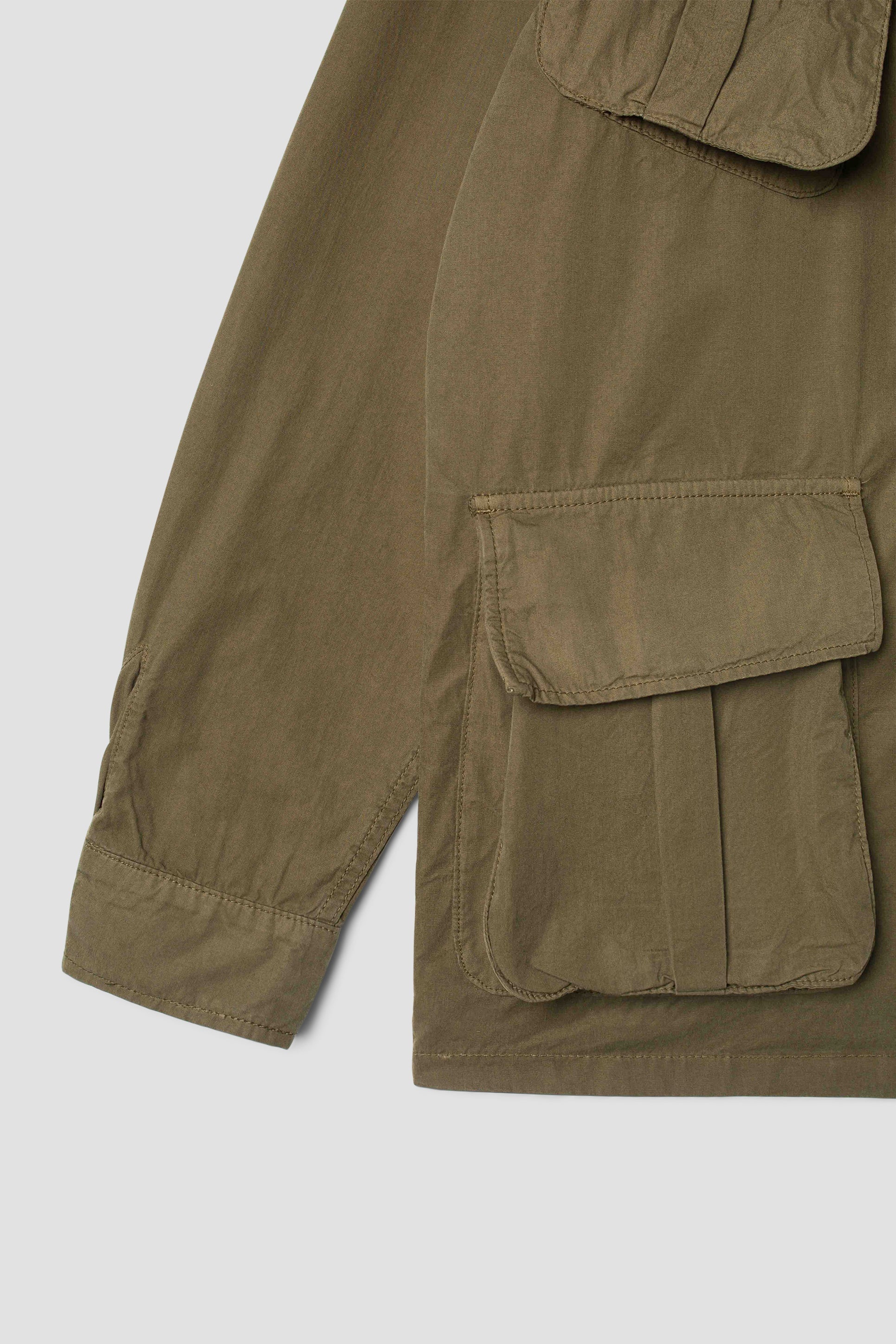 Tropical Jacket (Olive Poplin)